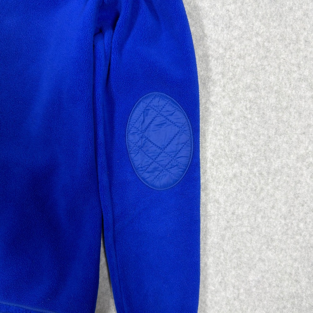 Talbots Petites Blue Fleece Quilted Yoke Full Zip Jacket SP - Picture 7 of 10